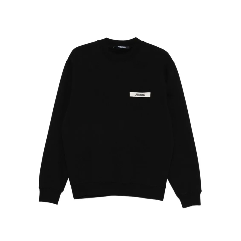 Jacquemus Trui Crew Neck Sweater Black