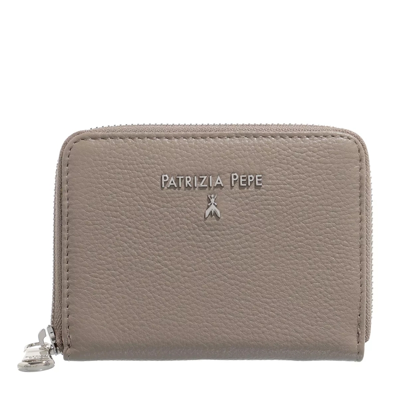 Patrizia Pepe Portemonnaie mit Zip-Around-Reißverschluss Purse Dark Tatami