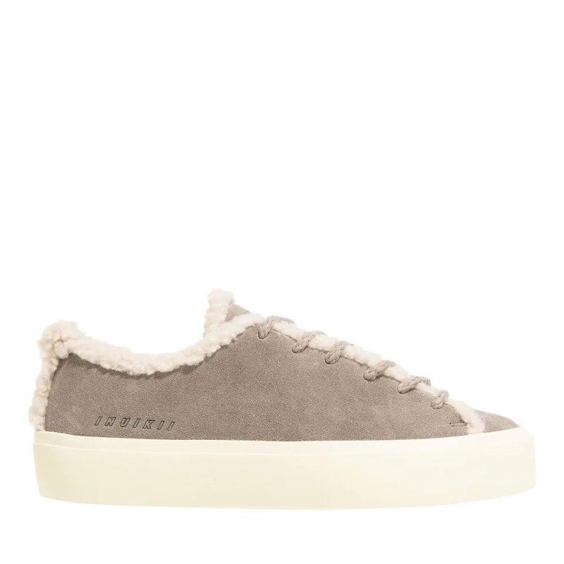 INUIKII Low-Top-Sneaker Shearling Low Grey