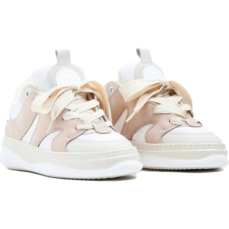 Mason Garments Low-Top-Sneaker Heren Venice Movimento Sneaker Wit weiß(Image 9)