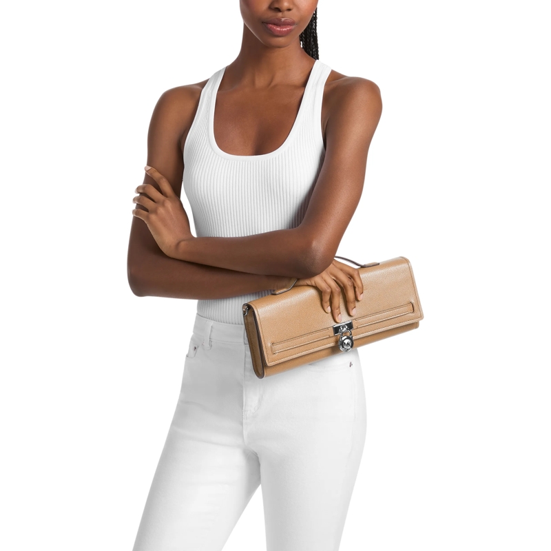 MICHAEL Michael Kors Clutch Md Ew Th Clutch Peanut(Image 2)