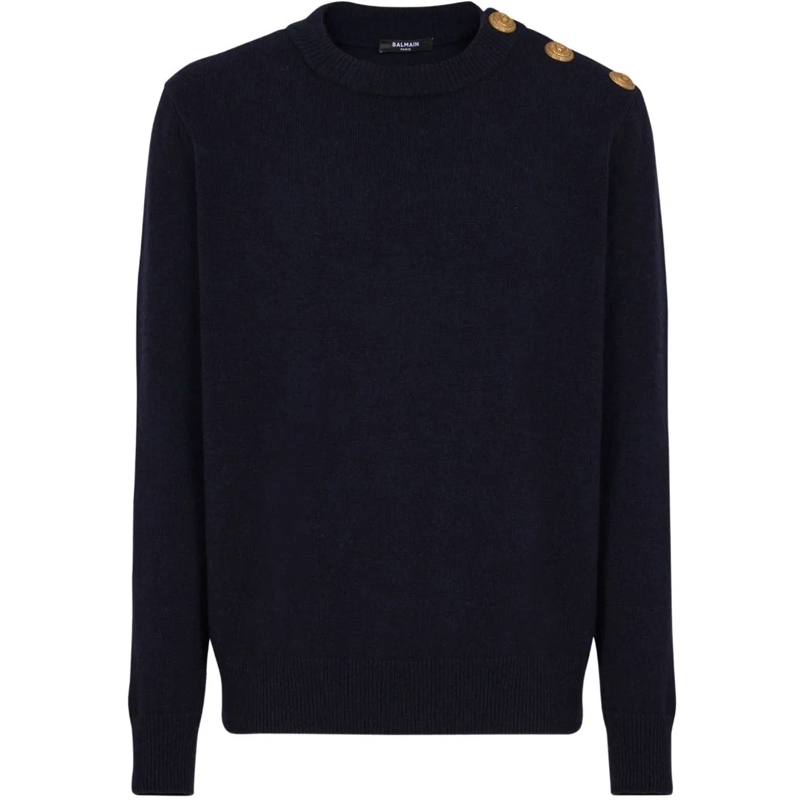 Balmain  Sweaters Blue blau