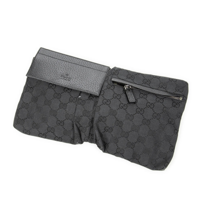 Gucci Crossbody Bag Waist Pouch schwarz