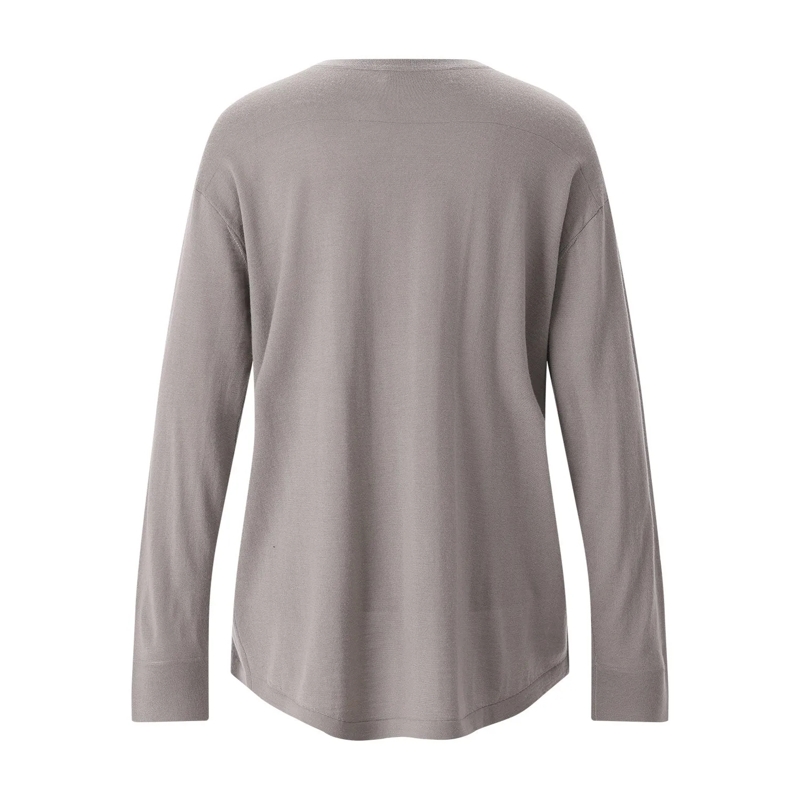 Sminfinity Pullover Pullover aus Merinowolle grau(Image 2)