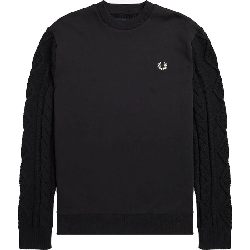 Fred Perry  Sweatshirt Black schwarz
