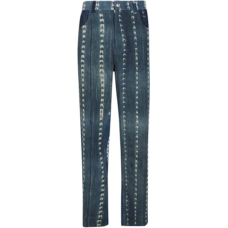 Wales Bonner Jeans mit geradem Bein Jeans Blue blau