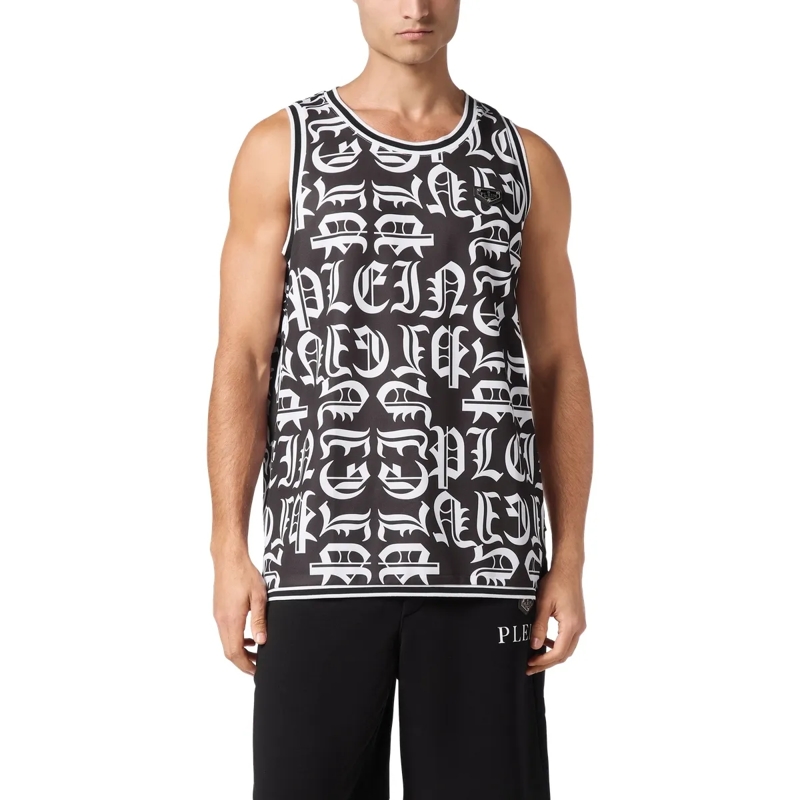 Philipp Plein Top Tanktop Gothic Plein schwarz(Image 3)