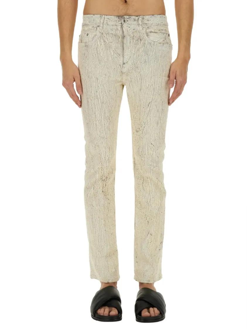 Thumbnail - Rick Owens - "I-Headon Utility" Pants - Größe 33 - beige