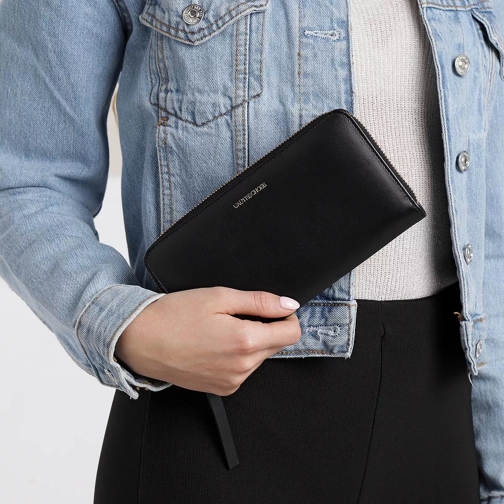 L´Autre Chose Portemonnaie mit Zip-Around-Reißverschluss Zip Around Wallet Tresor Black (Image 2)