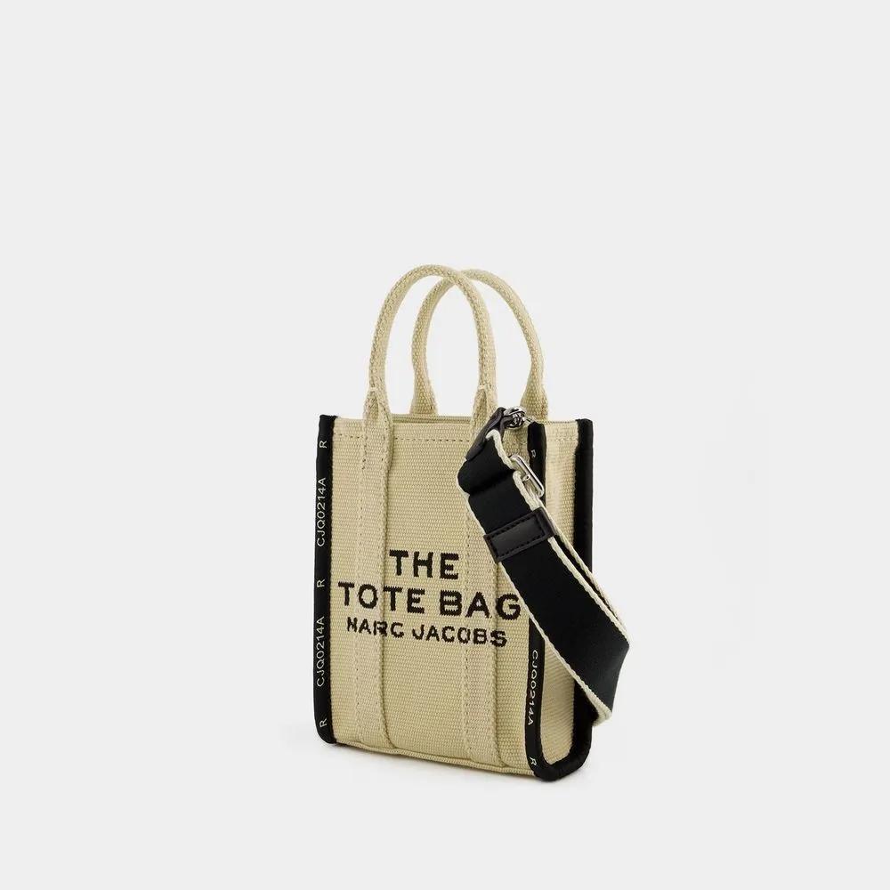【関税込み】The Phone Tote Bag - Marc Jacobs - Cotton - Beig 関税込み】The Phone Tote Bag - Marc Jacobs - Cotton - Beig