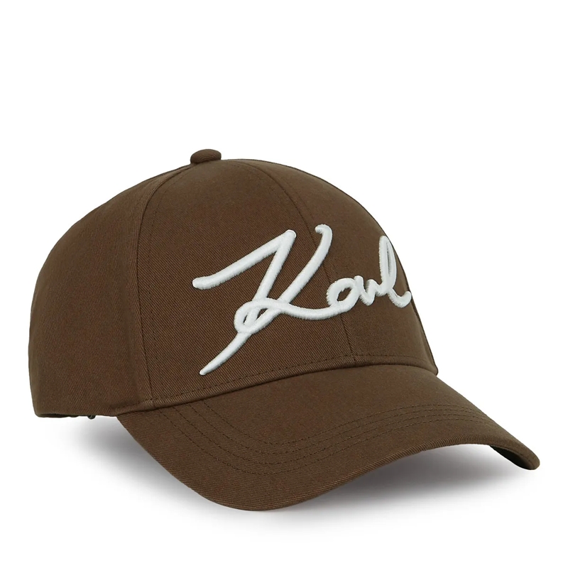 Karl Lagerfeld Mütze K/Signature Kappe braun