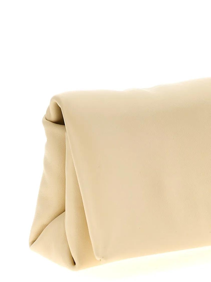 Marni Clutches 'Prisma Mini' Clutch Bag in beige