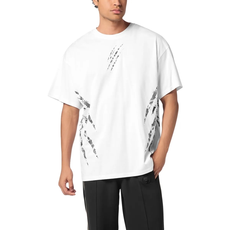 Plein Sport T-Shirt T-Shirt Rundhalsausschnitt weiss(Image 3)