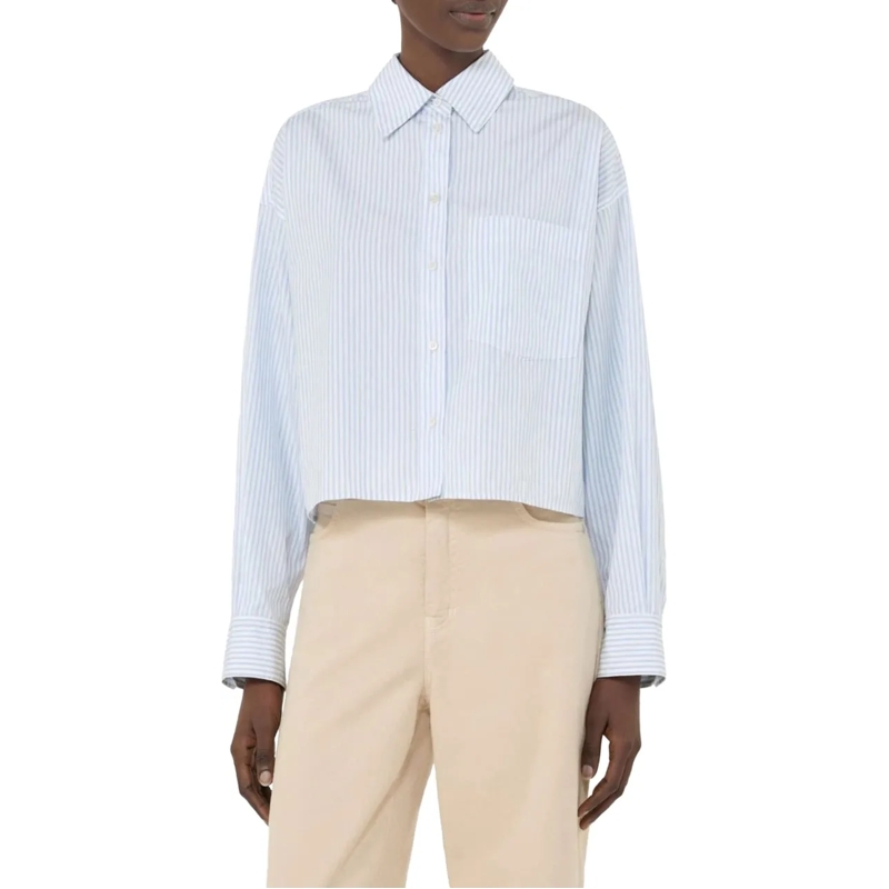 Max Mara Bluse Max Mara Weekend Wkdeden Blouses Lichtblauw 261511 blau(Image 3)