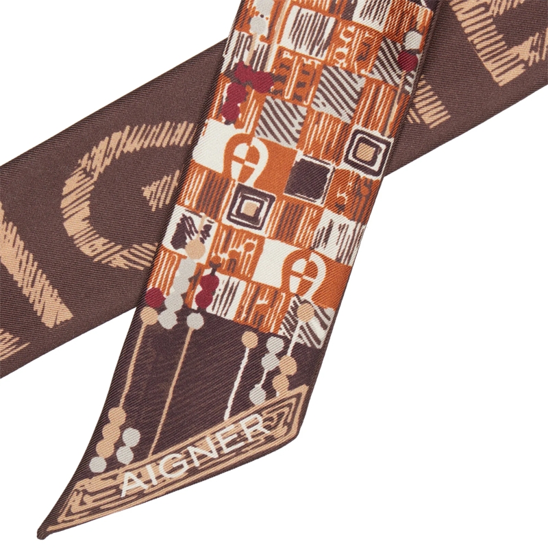 AIGNER Halstuch Seasonal Dark Teak(Image 4)