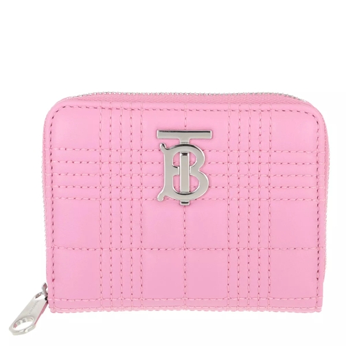 Burberry Lola Quilted Zip Wallet Pink Portefeuille à fermeture Éclair
