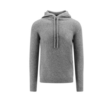 Roberto Collina Wool Blend Sweater With Melange Effect Grey