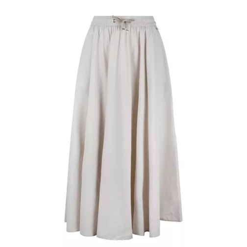 Herno Stretch Nylon Long Skirt Grey 
