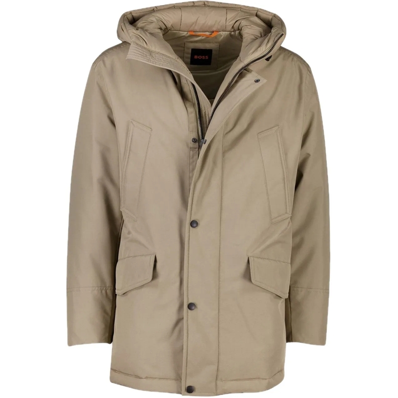 Boss Parka Osiass1 Taupe taupe