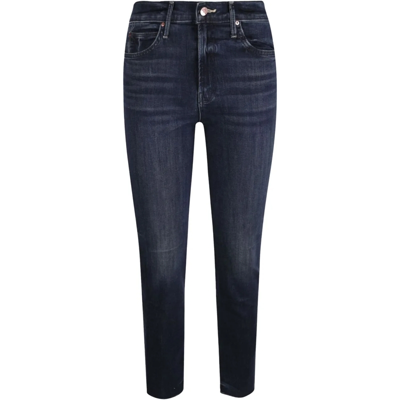 Mother Skinny-Leg-Jeans The Rascal Ankle Snippet Jeans Blue blau