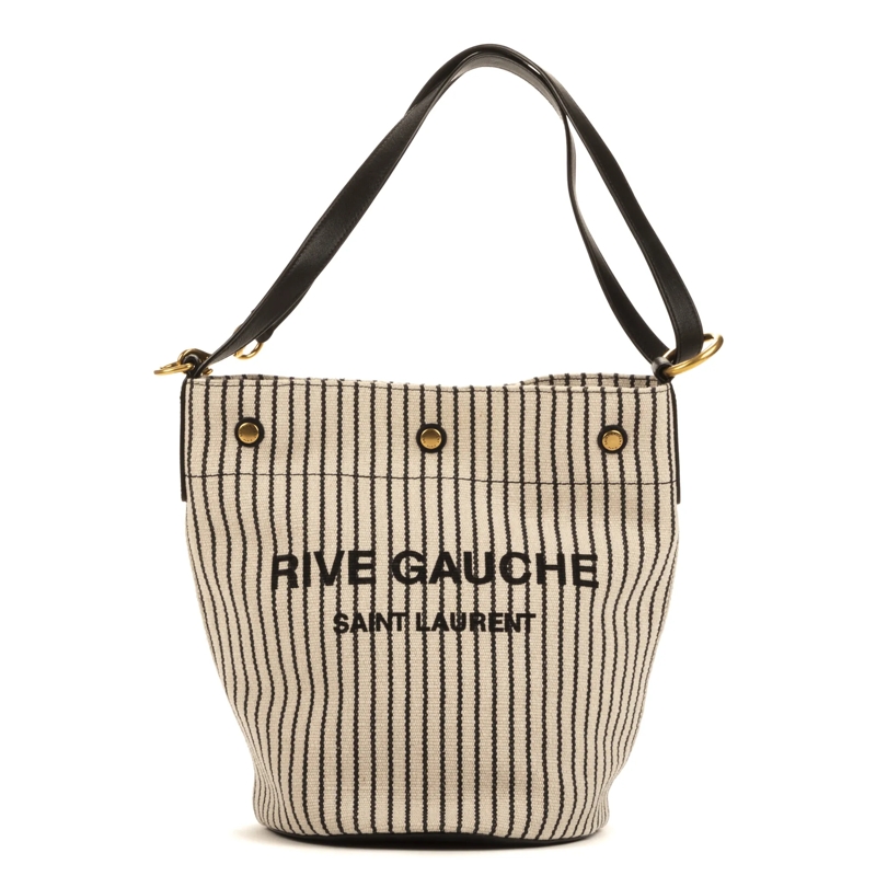 Saint Laurent Crossbody Bag Rive Gauche bucket beige