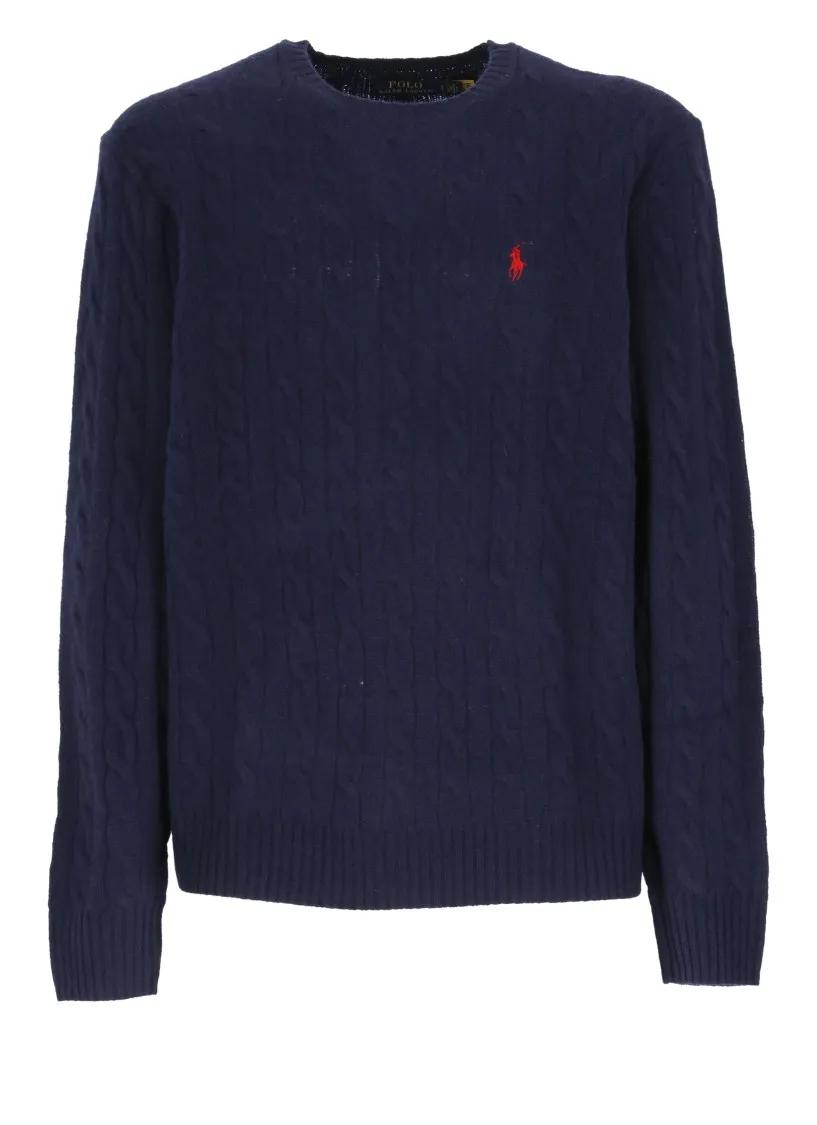 Polo Ralph Lauren - Dark Blue Pony Sweater - Größe S - blau