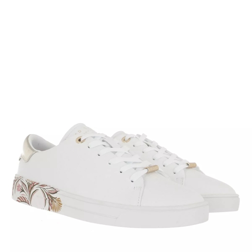 Ted Baker Tiriey Deco Printed Sole Trainer White lage-top sneaker