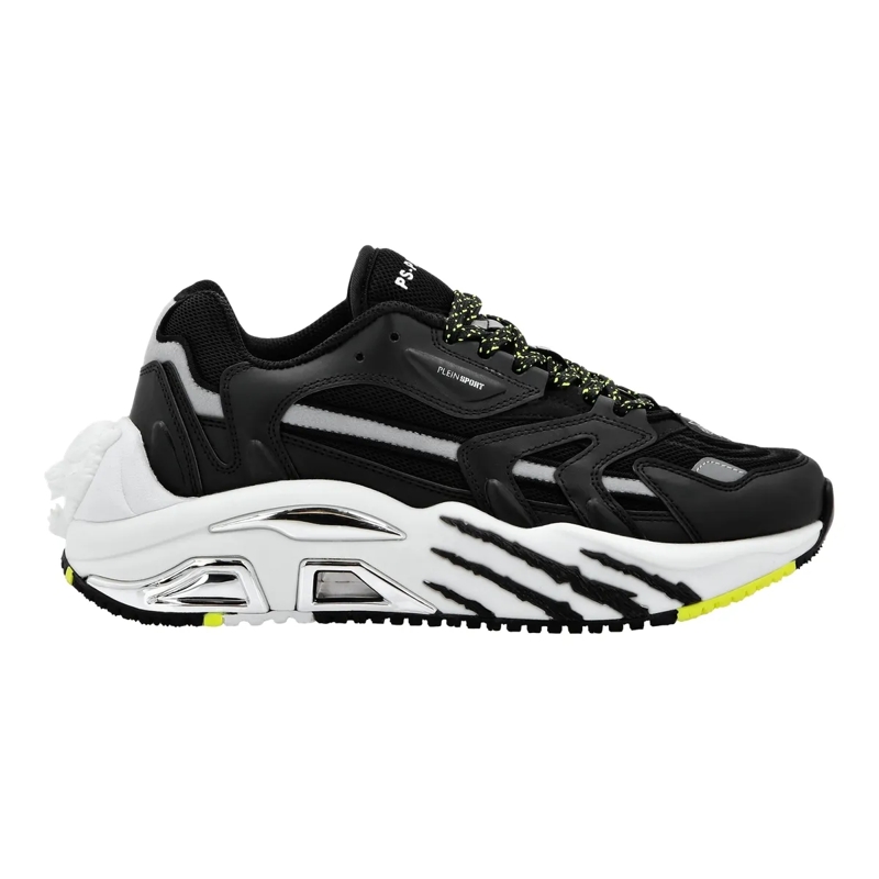 Plein Sport Low-Top-Sneaker Runner Sneaker The Scratch schwarz