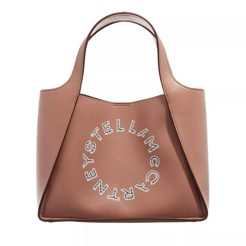 Stella McCartney Crossbody Bag Alter Mat & Broderie Beige Rymlig shoppingväska