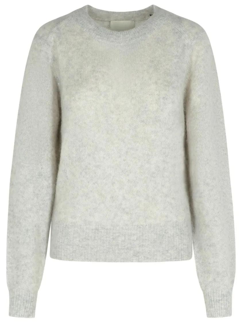 Isabel Marant - Lusia%27 Light Grey Cashmere Blend Sweater - Größe 36 - grau