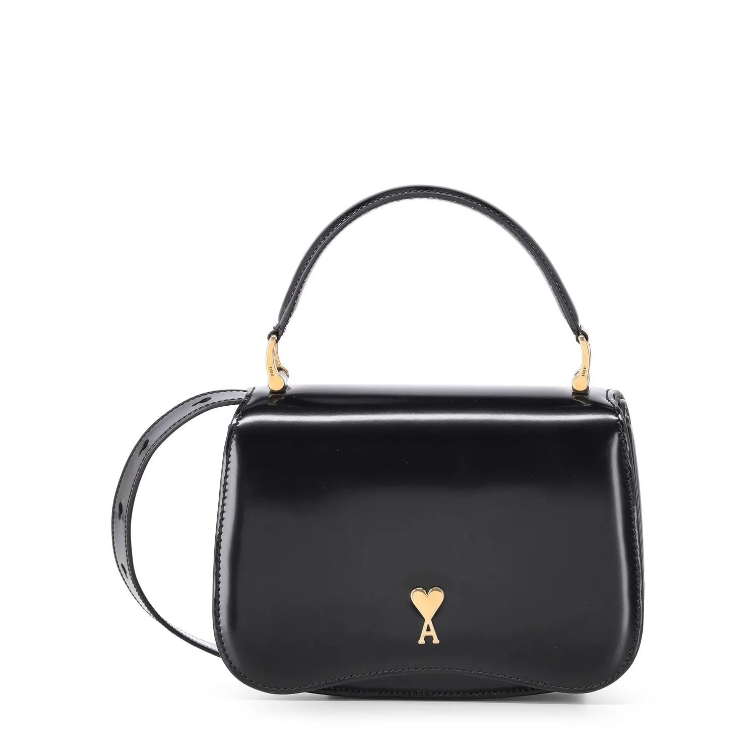 AMI Paris Hobo Bags - Paris Paris Purse - Leather - Black - Gr. unisize - in Schwarz - für Damen