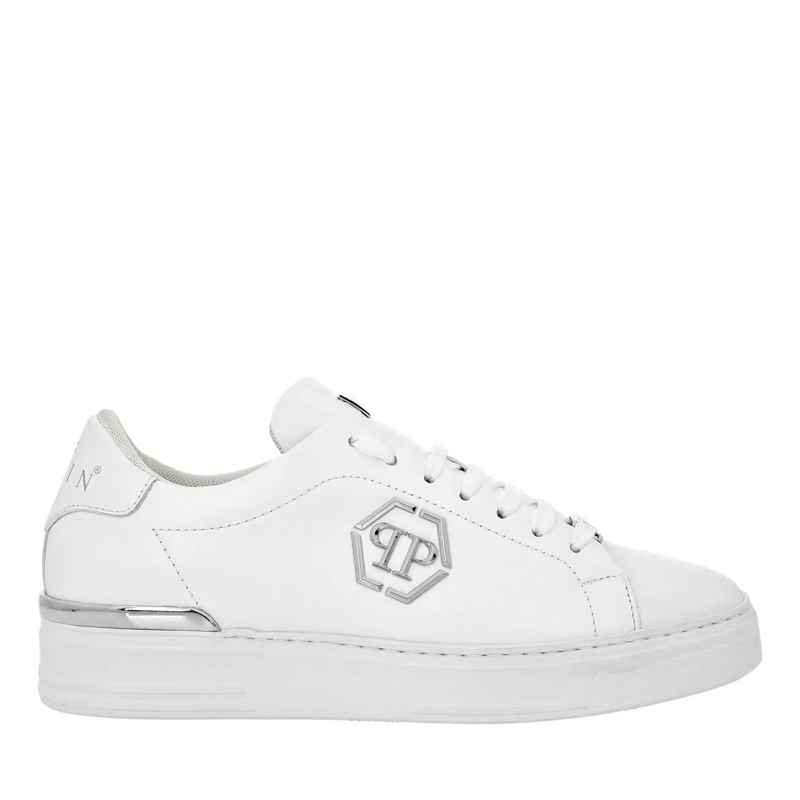 Philipp Plein Low-Top-Sneaker Hexagon Leather Lo-Top Sneaker Black