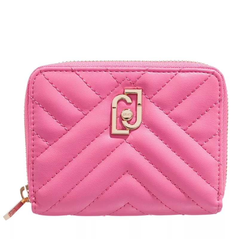 LIU JO Portemonnaie mit Zip-Around-Reißverschluss Ecs M Zip  Lampone light