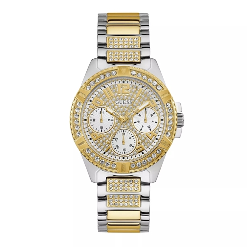 Guess Women Quartz Watch Lady Frontier Gold/Silver Multifunctioneel Horloge