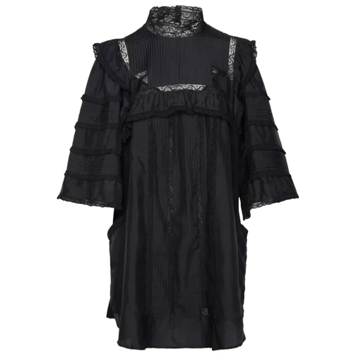 Isabel Marant Black Silk Dress Black 
