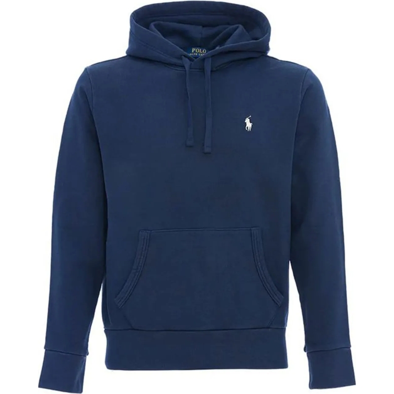 Polo Ralph Lauren  Classic Hoodie Sweater With Adjustable Drawstring  Blue