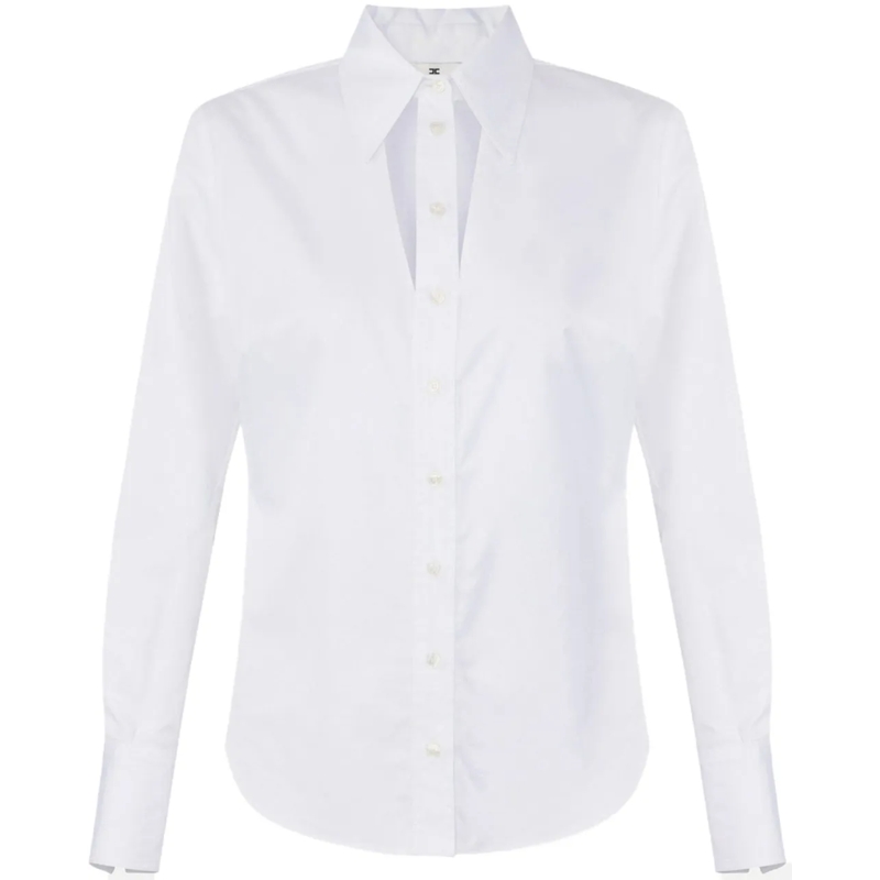 Elisabetta Franchi Bluse Shirts White weiß