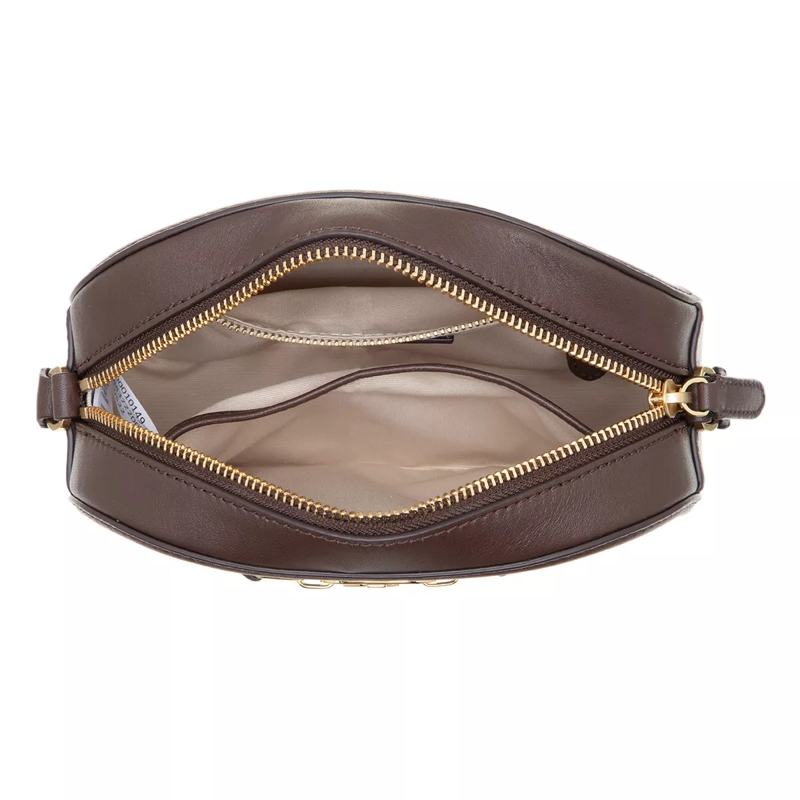Lauren Ralph Lauren Camera Bag Jordynn 20 Crossbody Medium Chestnut Brown(Image 5)