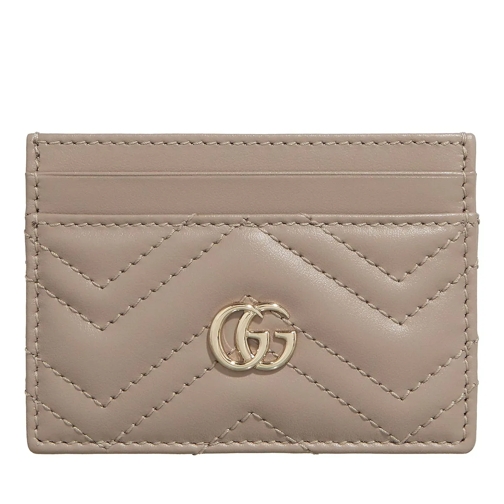 Gucci Card Case Card Holder Marmont Taupe