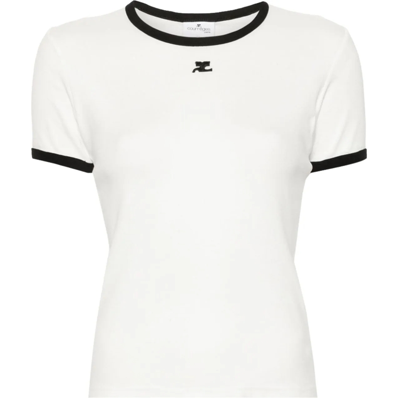 Courrèges T-shirt T-Shirts And Polos White weiß