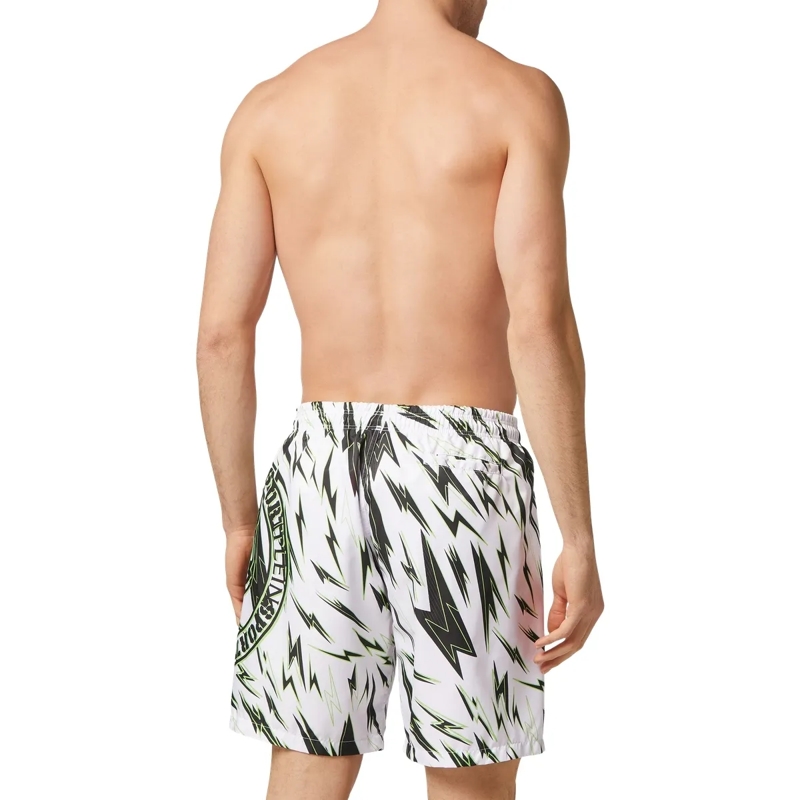 Plein Sport Shorts Badehose Tiger weiss(Image 2)