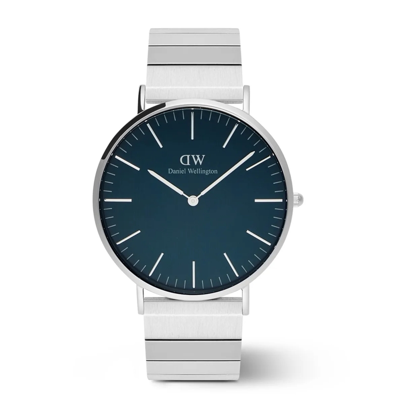 Daniel Wellington Quarzuhr Piano Link Uhr Silber