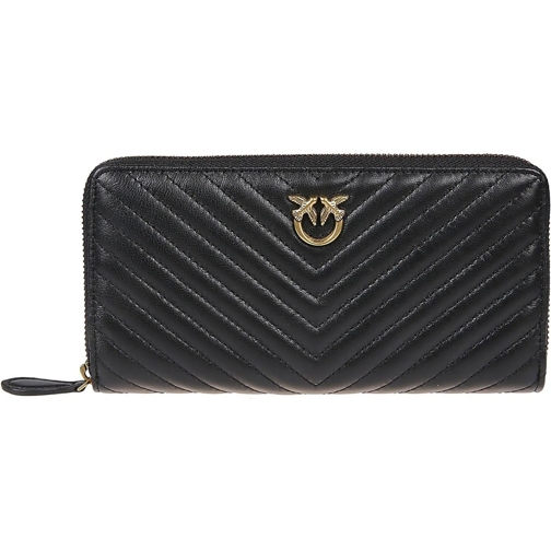 Pinko Portemonnee Ryder Zip Around Wallet Black schwarz