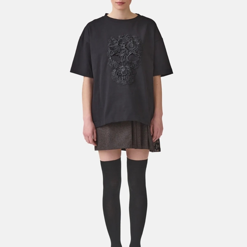 Helene Galwas Bluse Oversize T-Shirt LINDA schwarz(Image 2)