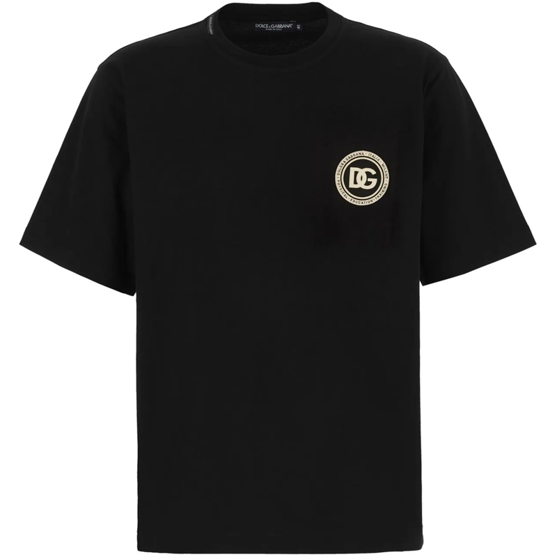 Dolce&Gabbana T-shirt Dolce&gabbana Black cotton t-shirt schwarz