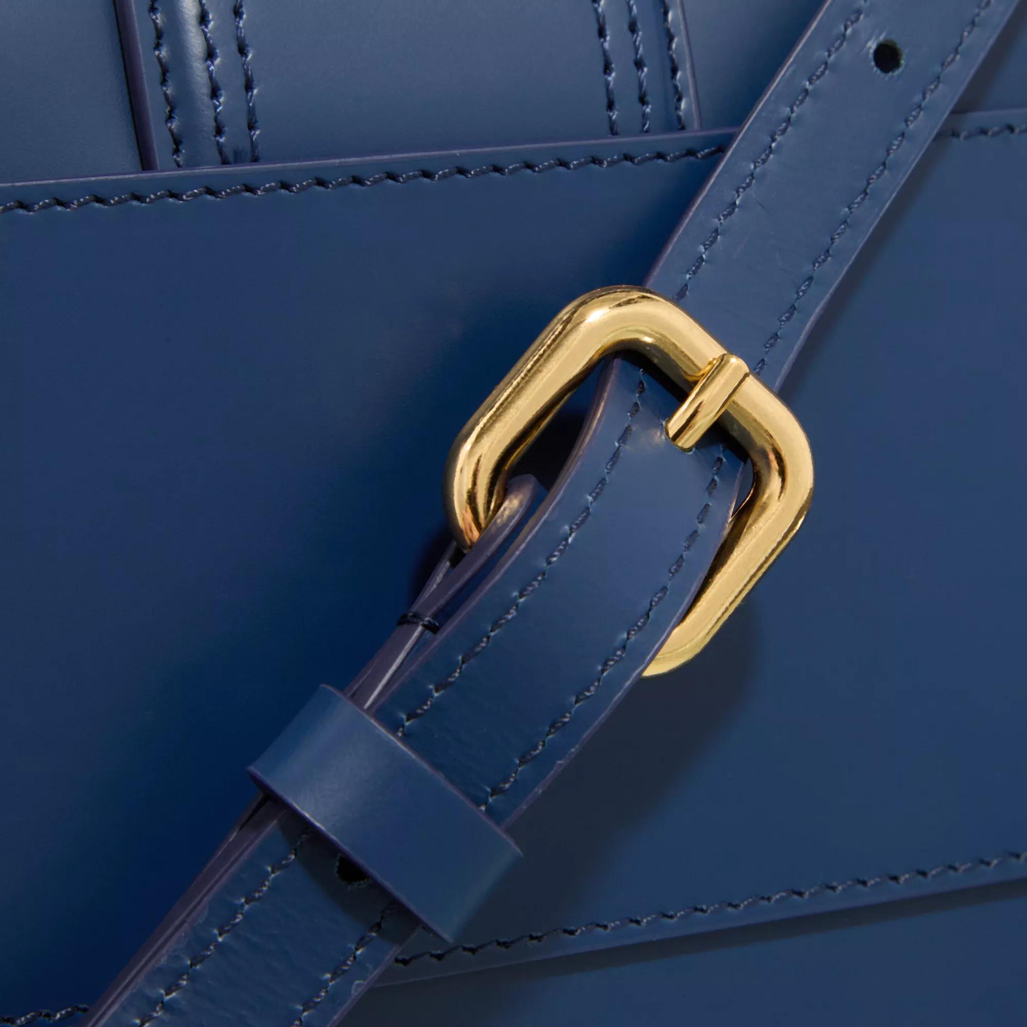 Jacquemus Satchels Blue Calf Leather Bag in blauw
