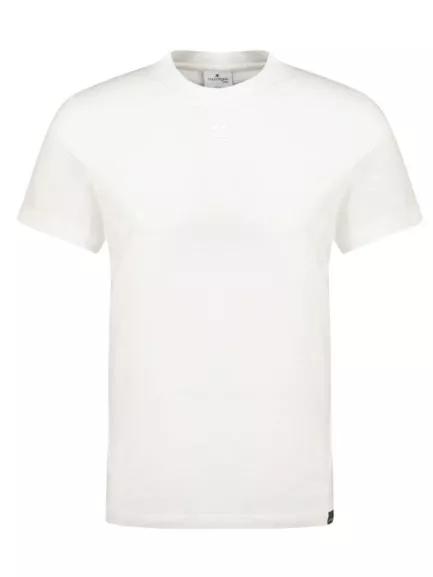 Courrèges - Ac Straight T-Shirt - Cotton - Heritage White - Größe M - white