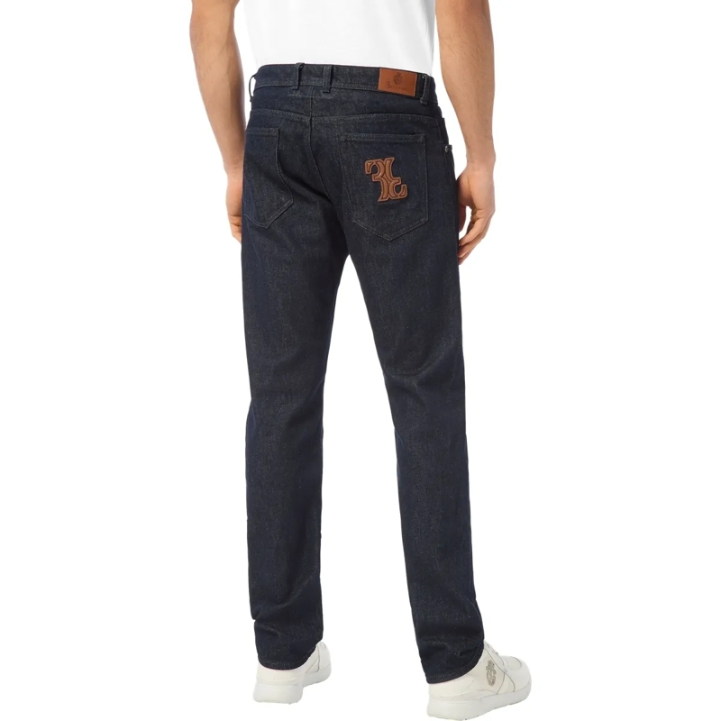 BILLIONAIRE Jeans mit geradem Bein Supergerader Schnitt dark blue washed(Image 2)