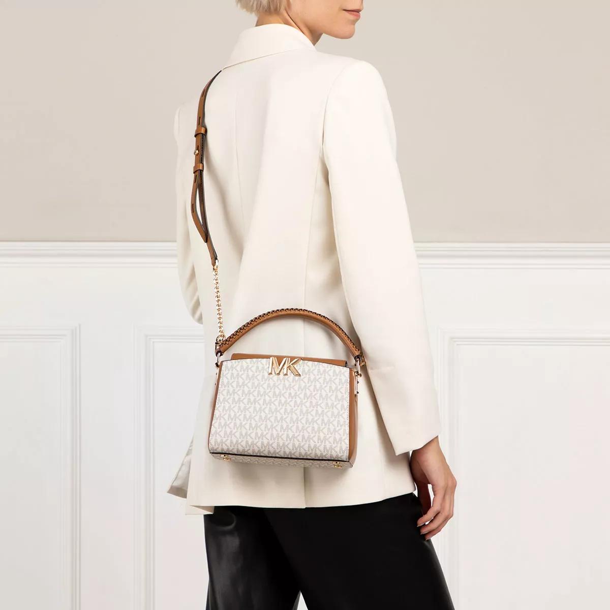 Michael Kors Marilyn Small Crossbody Vanilla/Acorn One Size