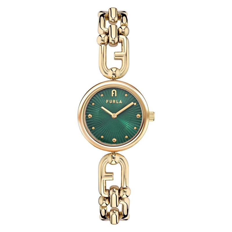 Furla Quarzuhr Quarz-Analoguhr Furla Mianuvola gold
